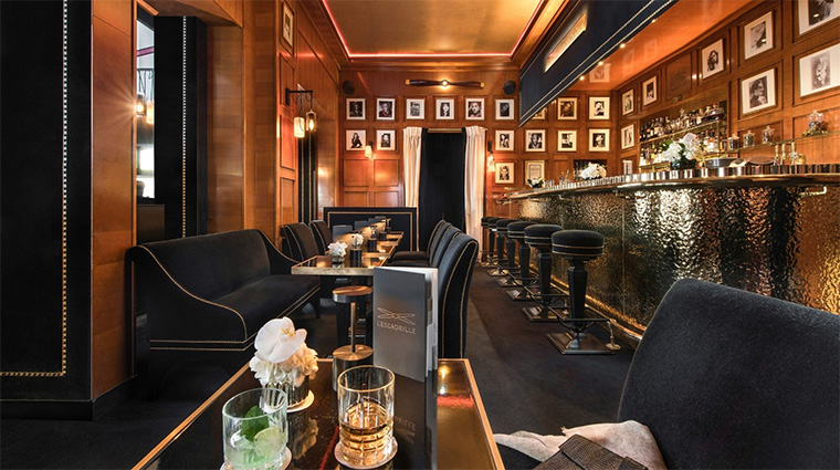 hotel barriere le fouquets paris lescadrille bar new